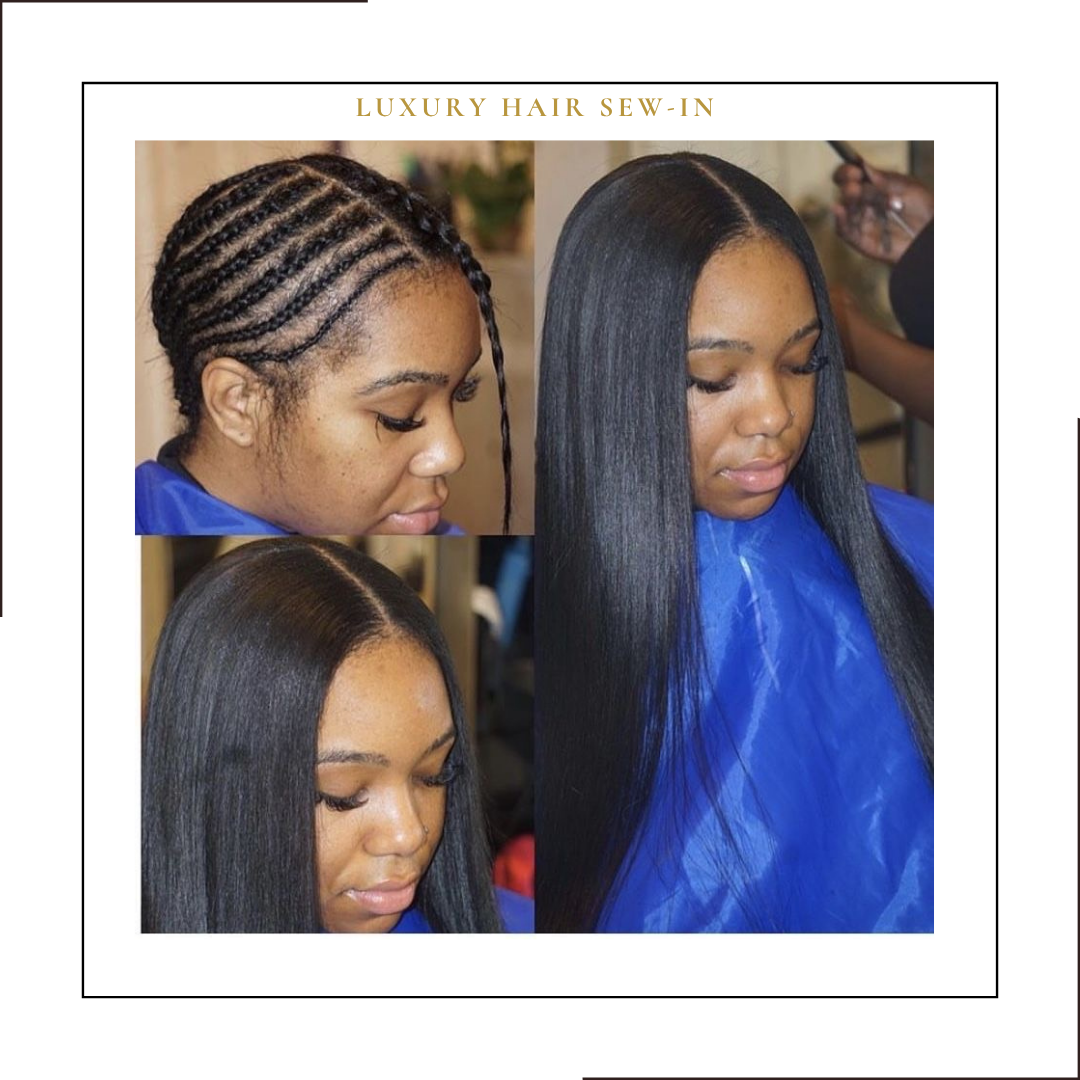 Luxury Hair Sew-In Install