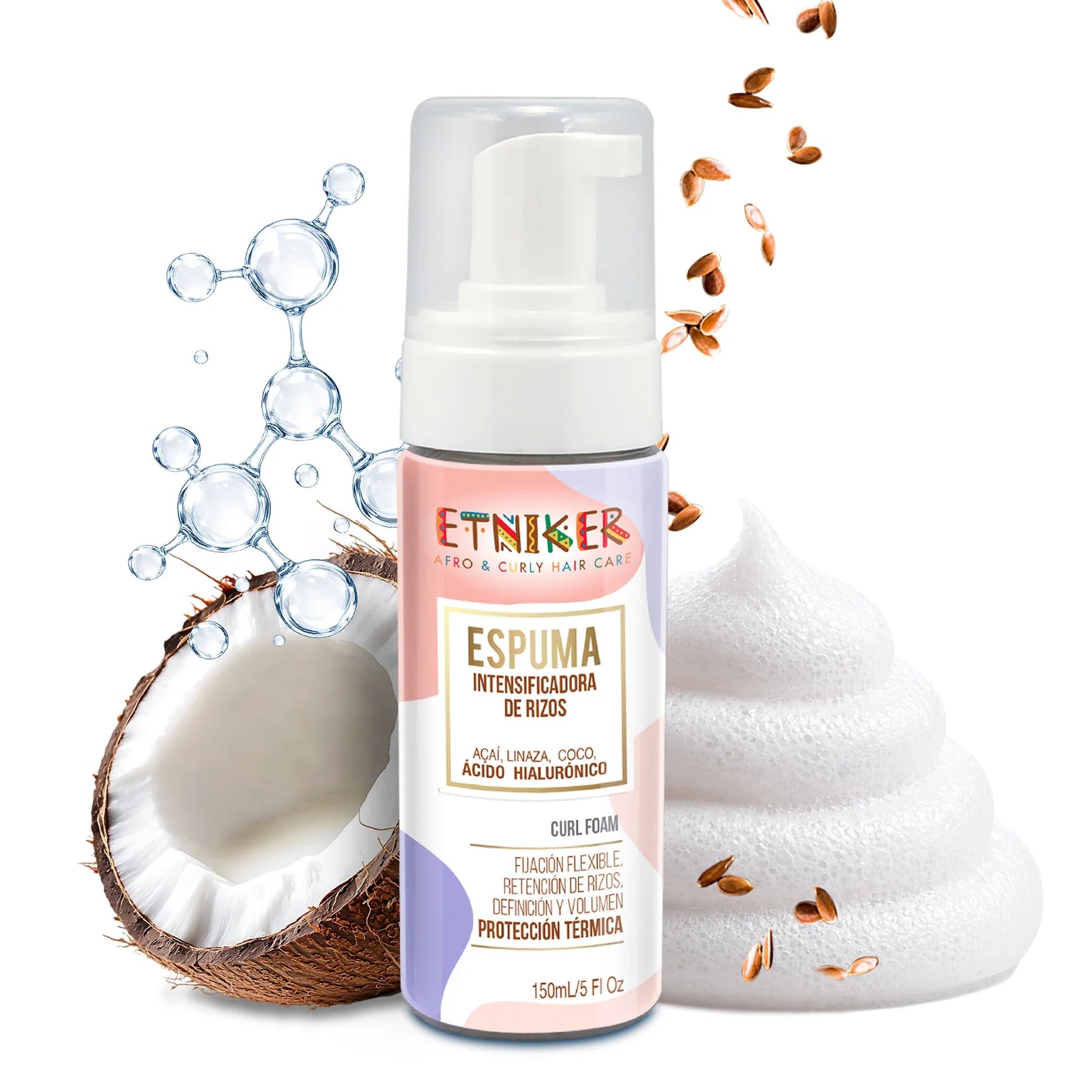 Espuma Intensificadora de Rizos