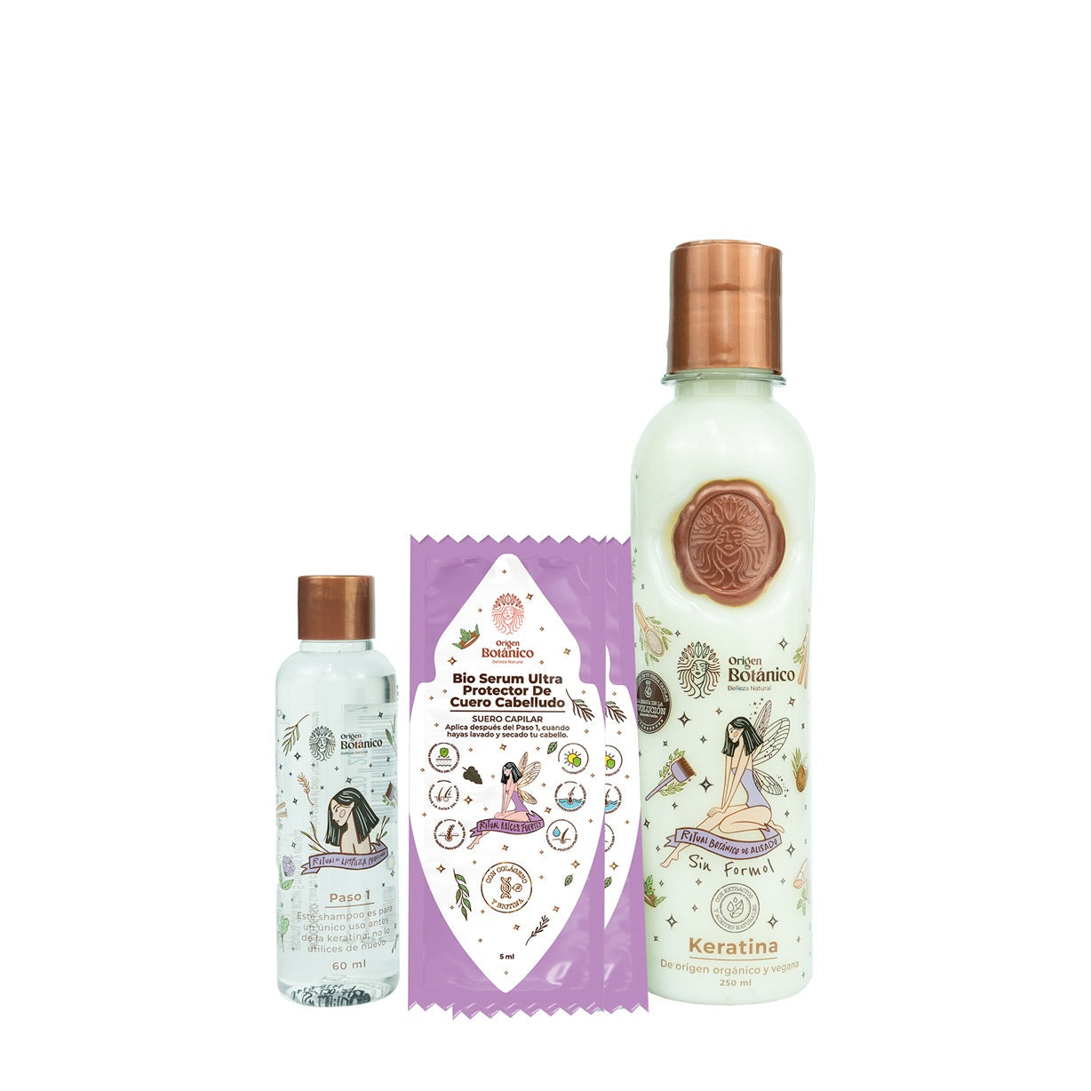 Kit de Keratina Evolución 250ml - 2 personas Ritual Botánico