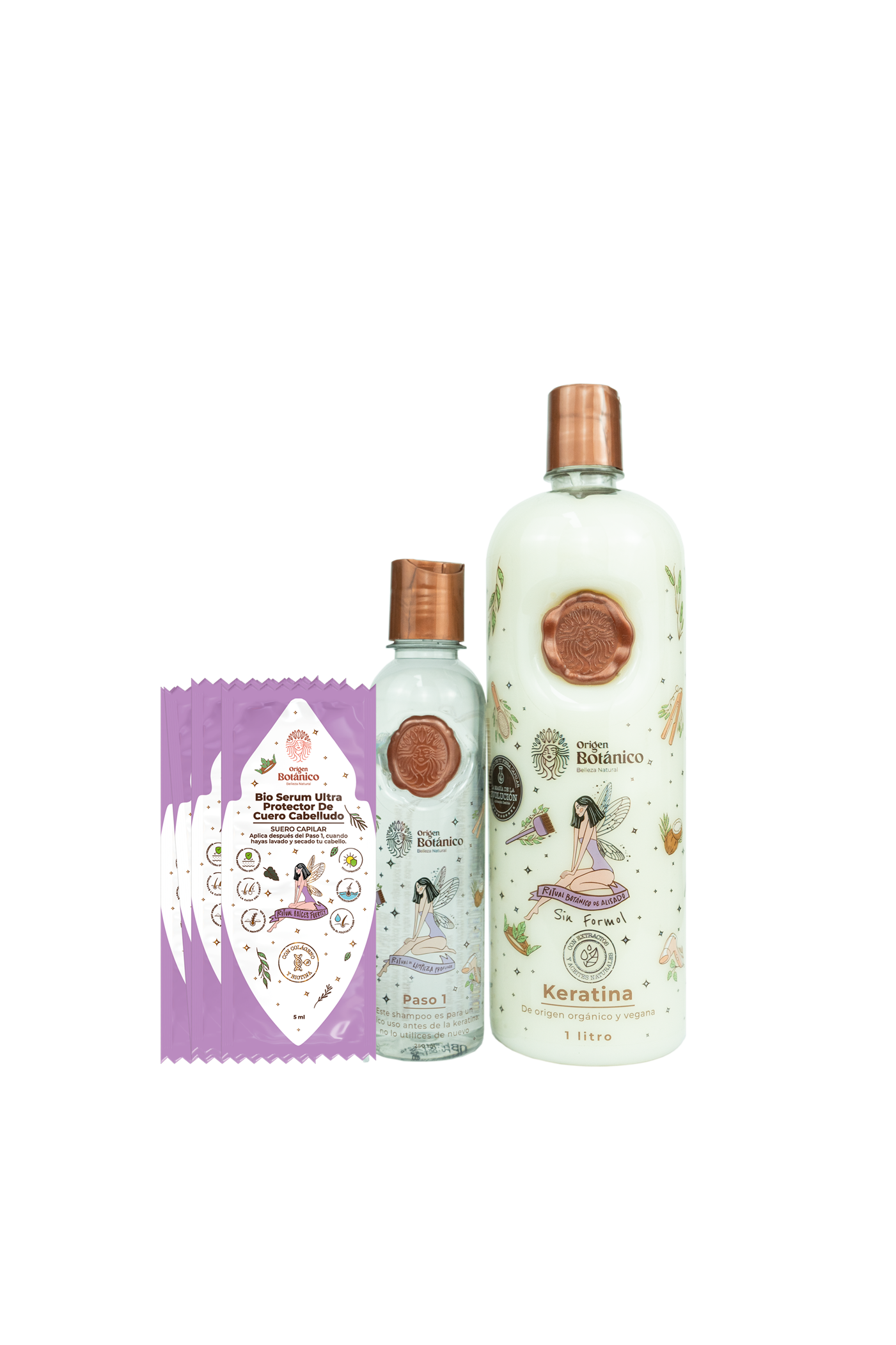 Kit de Keratina Evolución 1 Litro - 8 personas