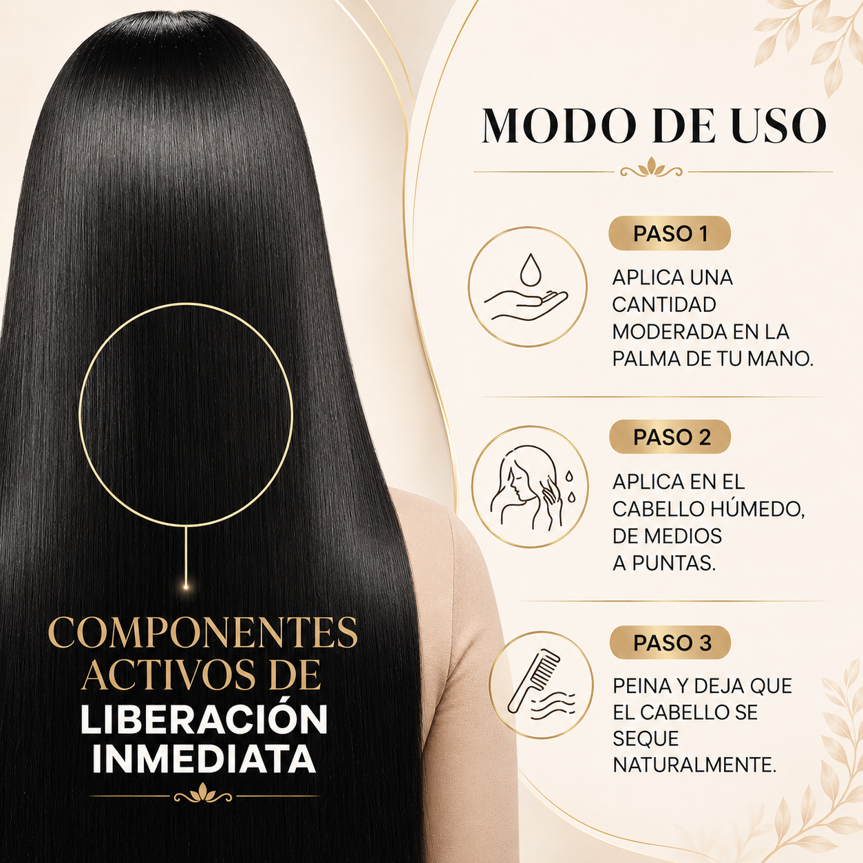Dual Crema para Peinar de Reparación La Poción
