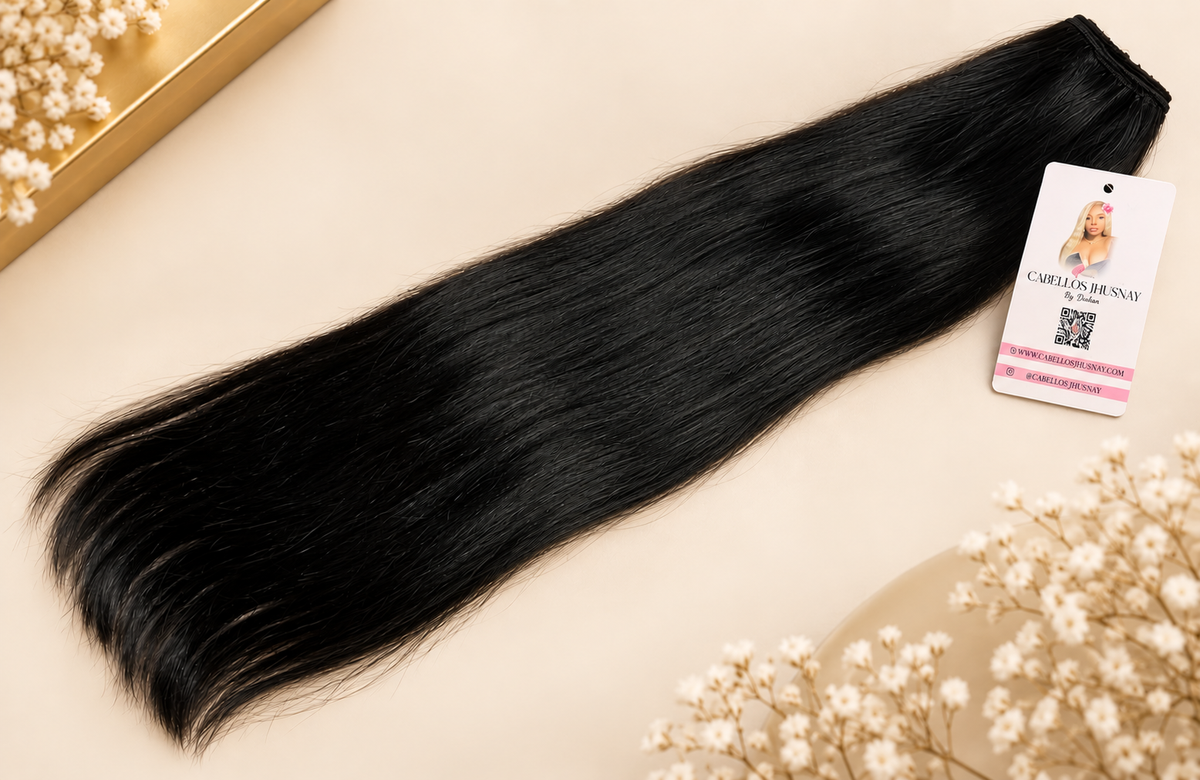 Human Hair Weft Extensions Straight