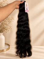 Human Hair Weft Extensions Wavy